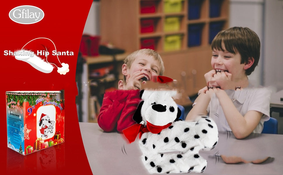 Christmas Electric Singing Dancing Dog – Butt Twisting Funny Holiday Toy