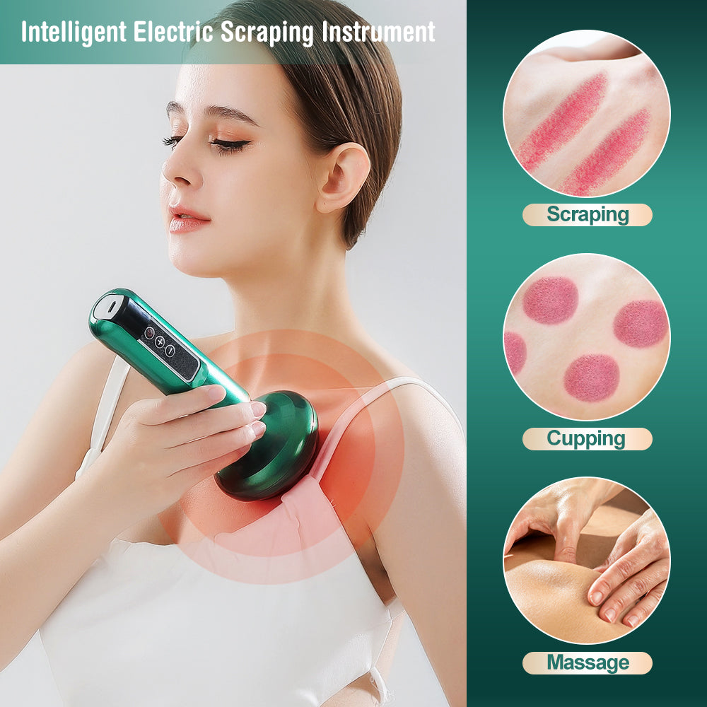 Electric Vacuum Cupping Massager – Anti-Cellulite Suction Gua Sha Device for Body Slimming & Fat Burning